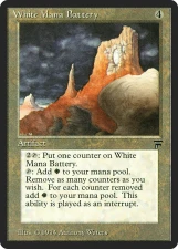 White Mana Battery card image