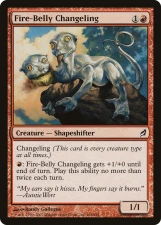Fire-Belly Changeling card image