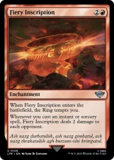 Fiery Inscription card image