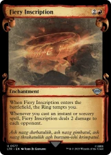 Fiery Inscription card image