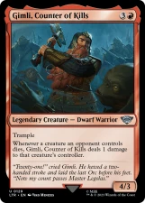 Gimli, Counter of Kills card image