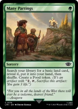 Many Partings card image