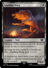 Snarling Warg card image