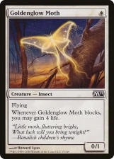 Goldenglow Moth card image