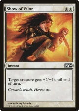 Show of Valor card image