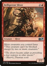 Belligerent Sliver card image
