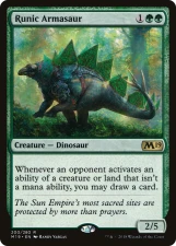 Runic Armasaur card image