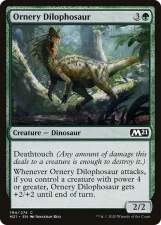 Ornery Dilophosaur card image