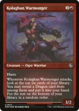 Kolaghan Warmonger card image