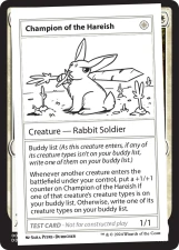 Champion of the Hareish card image