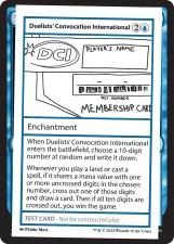 Duelists’ Convocation International card image