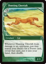 Hunting Cheetah card image