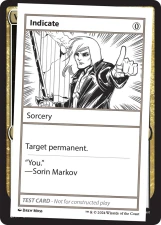 Indicate card image