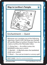 Map to Lorthos’s Temple card image