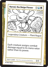 Narod, the Beige Flower card image