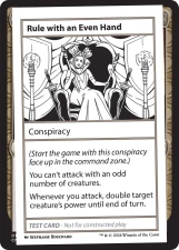 Rule with an Even Hand card image