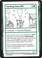 Starting Town NPC card image