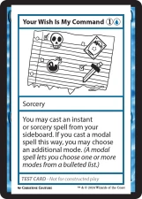Your Wish Is My Command card image