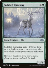 Saddled Rimestag card image