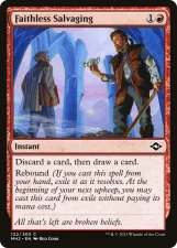 Faithless Salvaging card image