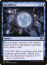 Recalibrate card image