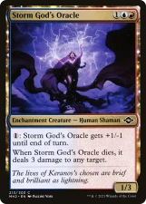 Storm God’s Oracle card image