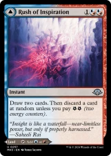 Rush of Inspiration // Crackling Falls card image