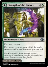 Strength of the Harvest // Haven of the Harvest card image