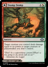 Stump Stomp // Burnwillow Clearing card image