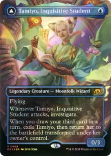 Tamiyo, Inquisitive Student // Tamiyo, Seasoned Scholar card image
