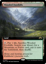 Wooded Foothills card image
