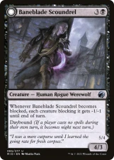 Baneblade Scoundrel // Baneclaw Marauder card image