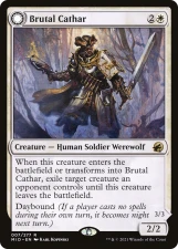 Brutal Cathar // Moonrage Brute card image
