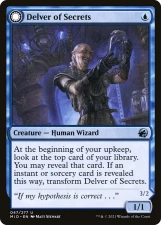 Delver of Secrets // Insectile Aberration card image