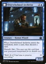 Overwhelmed Archivist // Archive Haunt card image