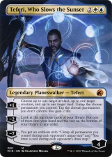 Teferi, Who Slows the Sunset card image