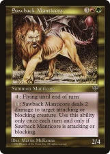 Sawback Manticore card image
