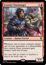 Frontier Warmonger card image