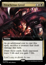 Treacherous Greed card image