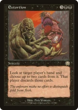 Extortion card image