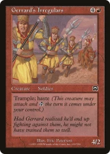 Gerrard’s Irregulars card image
