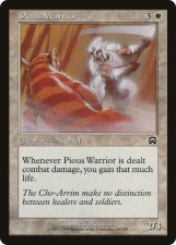 Pious Warrior card image