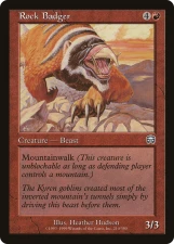 Rock Badger card image