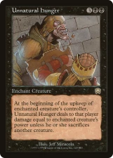 Unnatural Hunger card image