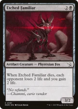 Etched Familiar card image