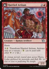Harried Artisan // Phyrexian Skyflayer card image