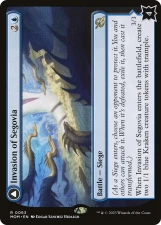 Invasion of Segovia // Caetus, Sea Tyrant of Segovia card image