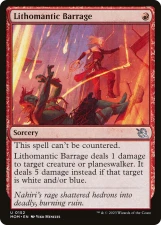 Lithomantic Barrage card image