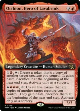 Orthion, Hero of Lavabrink card image