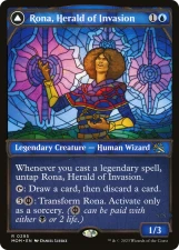 Rona, Herald of Invasion // Rona, Tolarian Obliterator card image